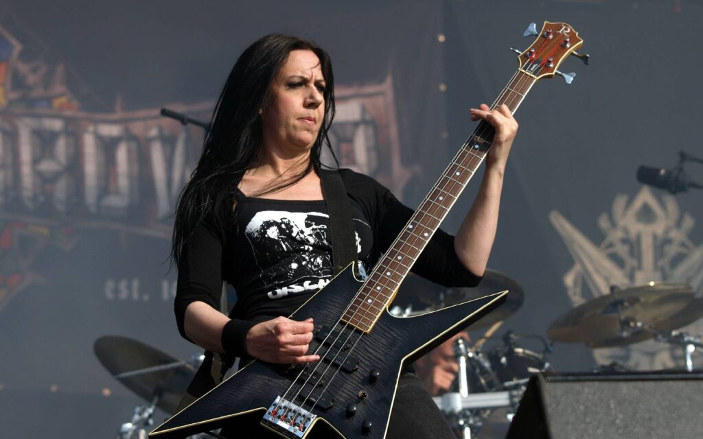 Heavy metal bass guitar player Bolt thrower