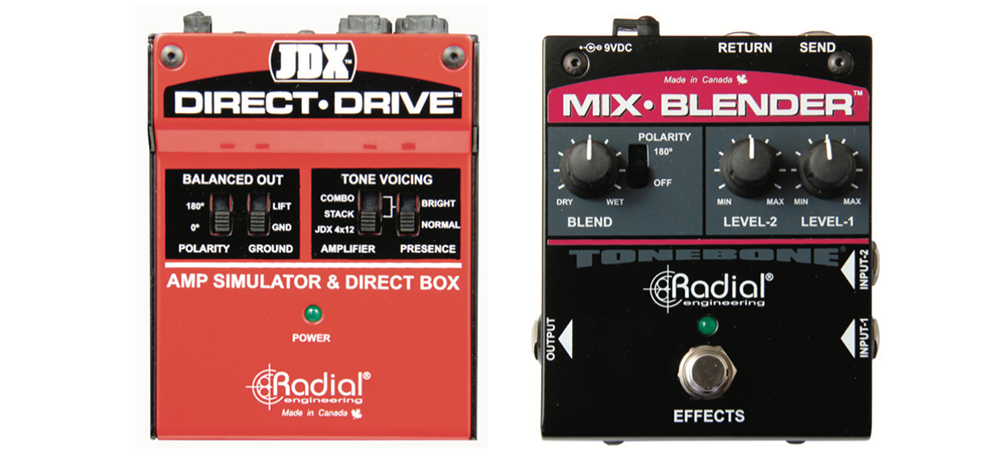 Radial Engineering Tonebone Mix Blender And JDX Direct Drive