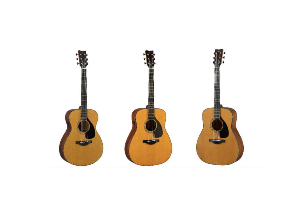 Yamaha Red Label Series acoustic guitars
