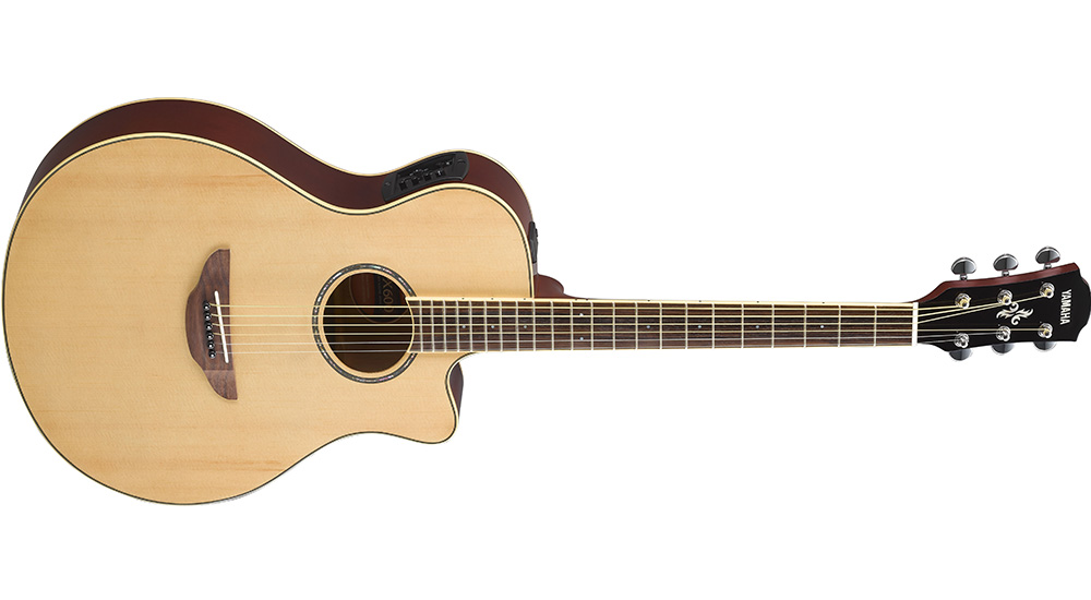 Yamaha APX600 Thin-line Cutaway Acoustic-Electric Guitar - Natural