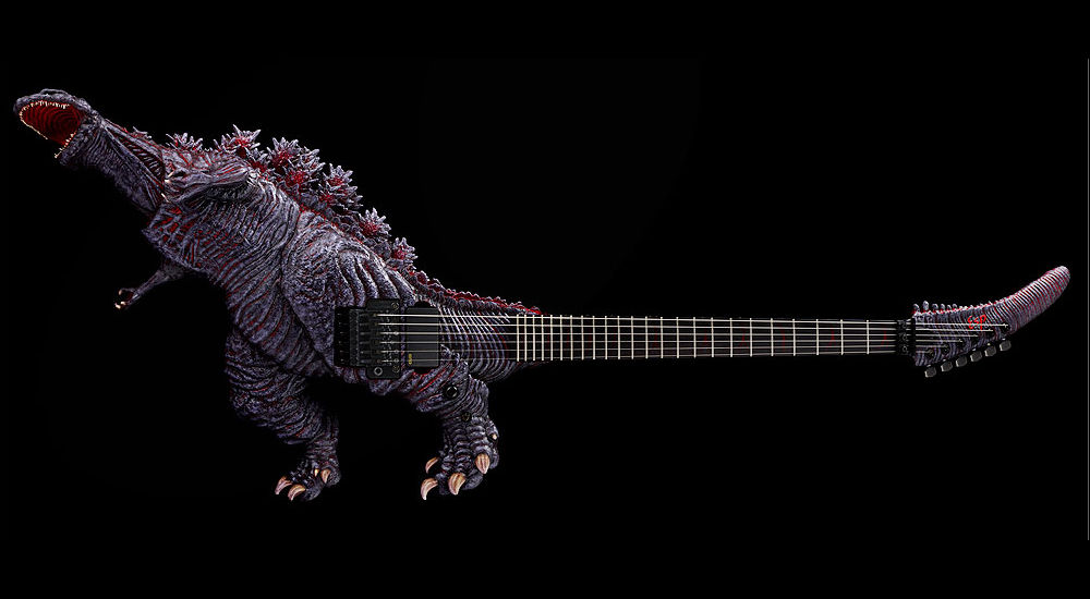 Check out the new ESP Custom Shop Godzilla guitar - Mixdown Magazine