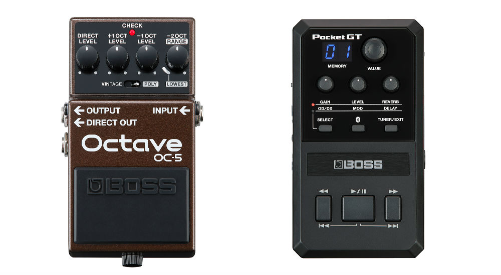 Boss reveal new OC-5 octave pedal & Pocket GT amp modeller