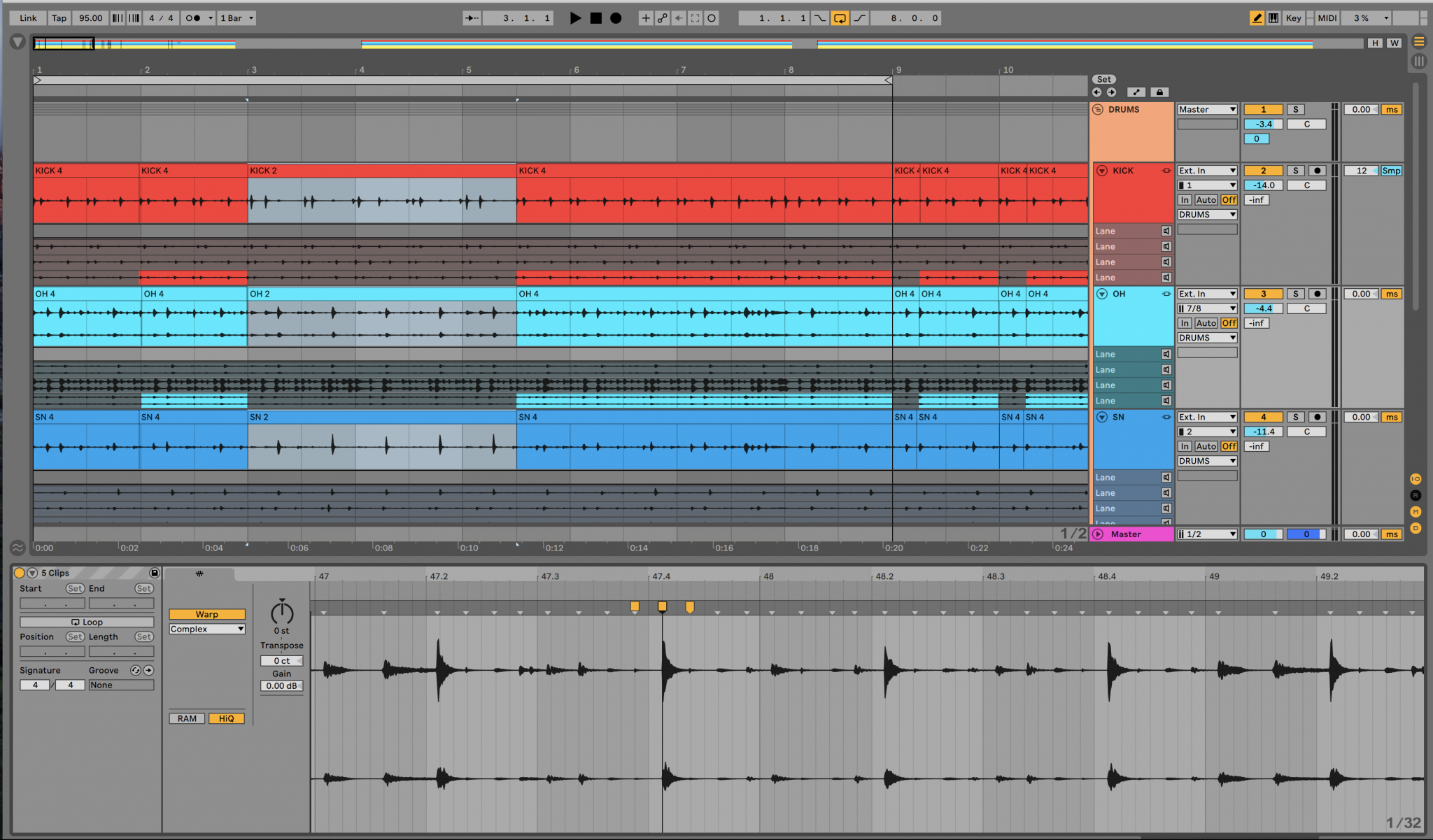 How to use Ableton Live 11's new editing features to process drum
