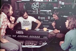abba in the recording studio