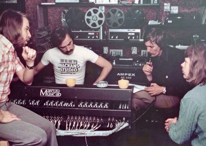 abba in the recording studio