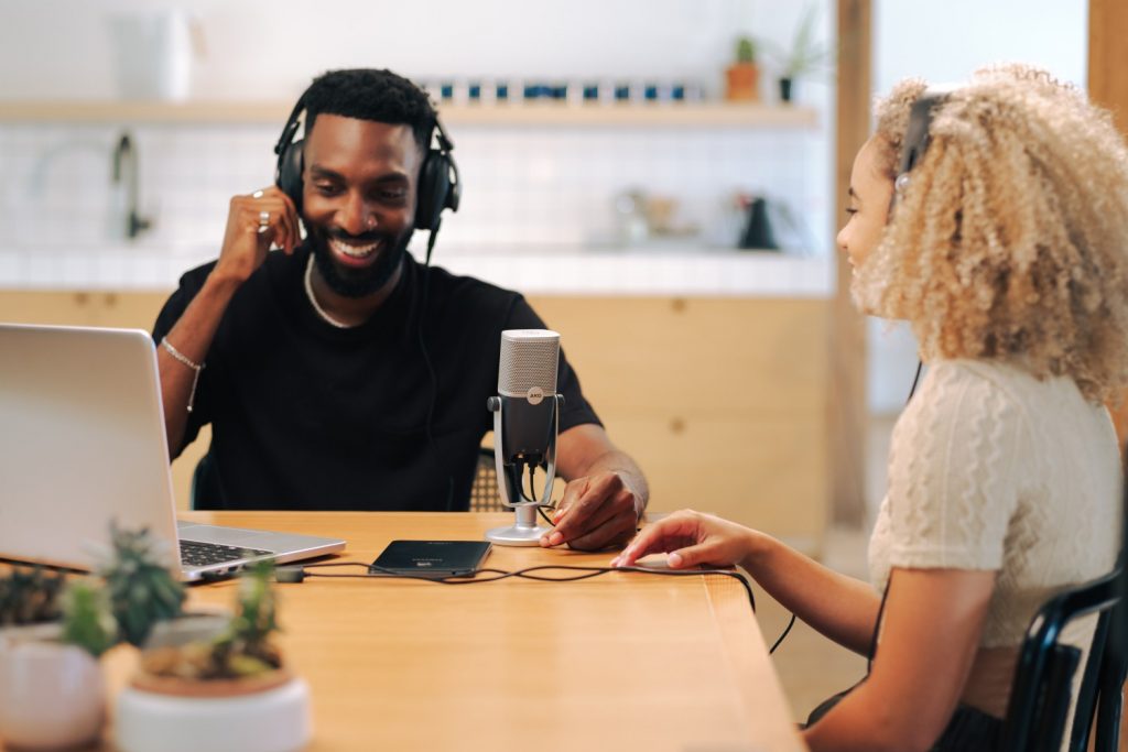 akg ara microphone podcasting example