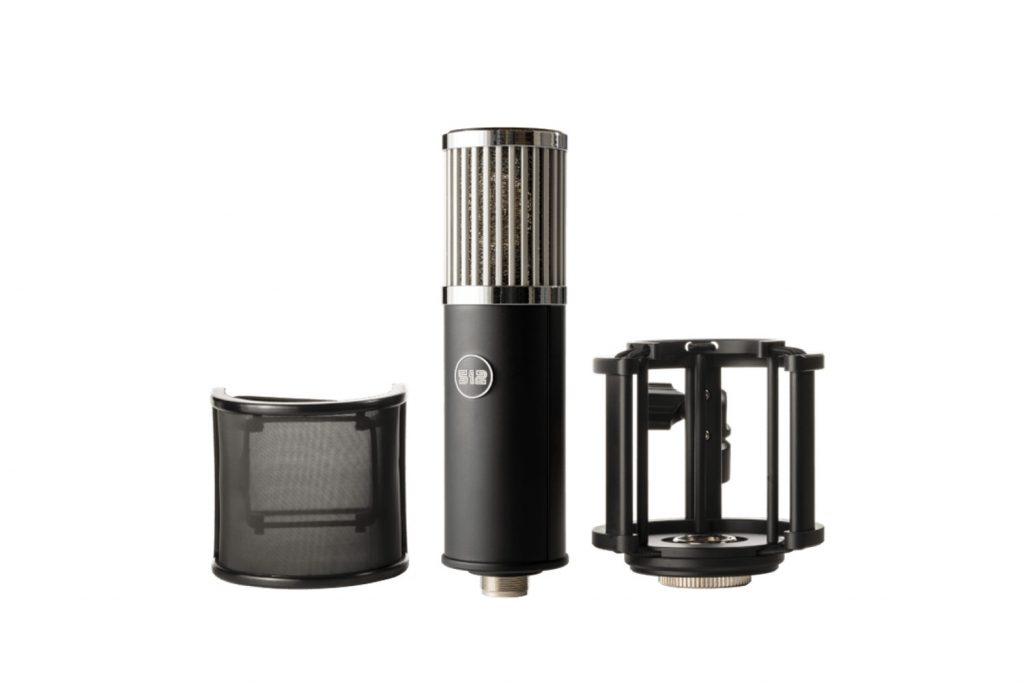 512 Audio Skylight condenser microphone product shot with accessories