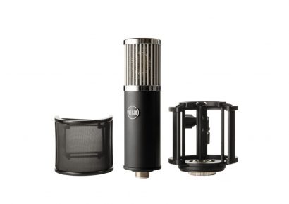 512 Audio Skylight condenser microphone product shot with accessories