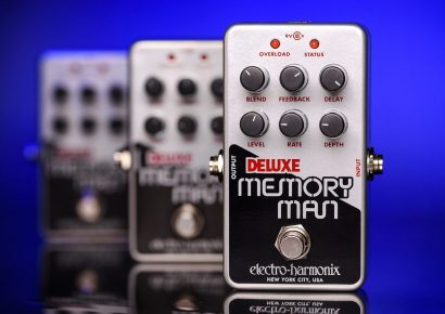 Electro Harmonix Nano Deluxe Memory Man delay pedal product shot