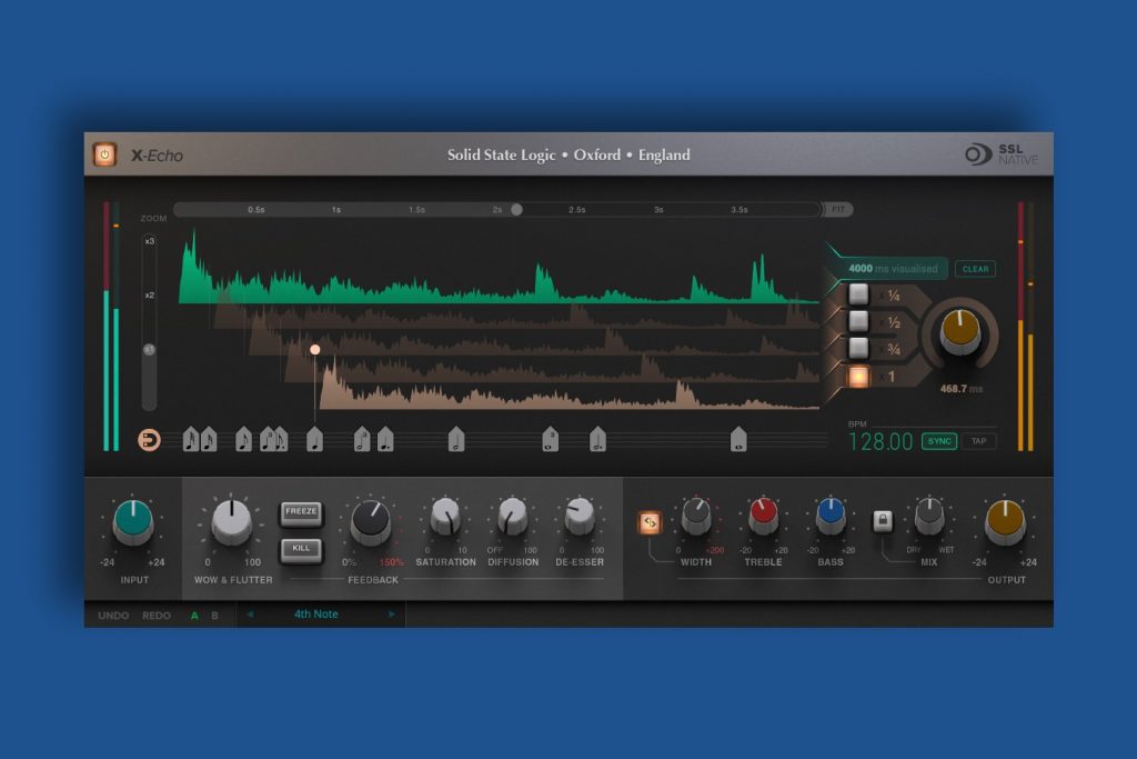 Solid State Logic SSL X-Echo delay plugin
