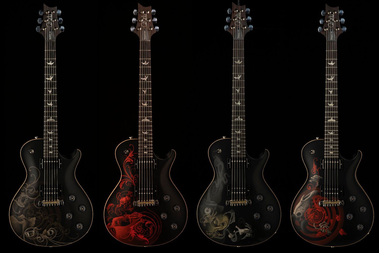 PRS custom-painted Mark Tremonti guitars
