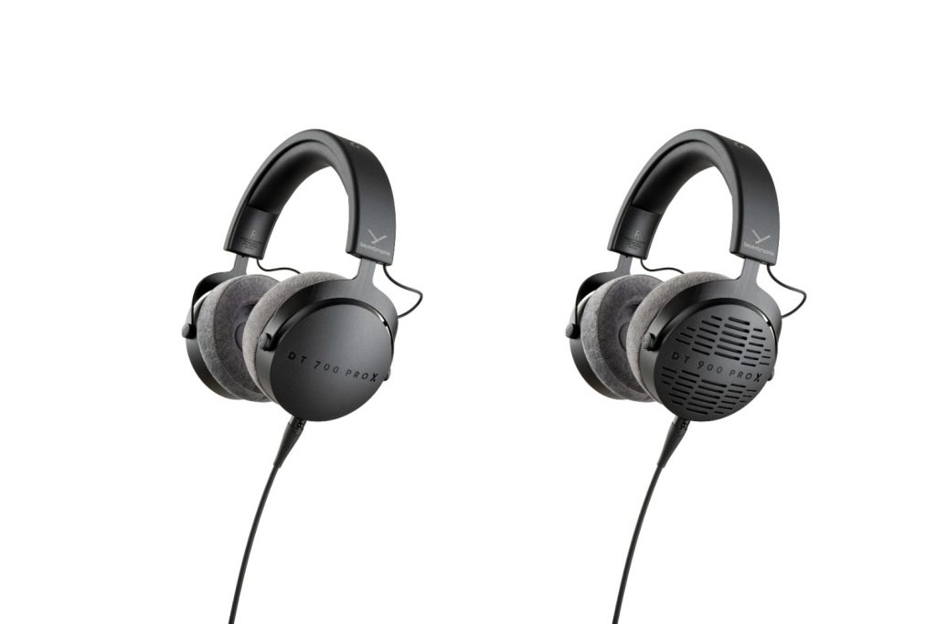 beyerdynamic DT 700 Pro X and DT 900 Pro X headphones product shots