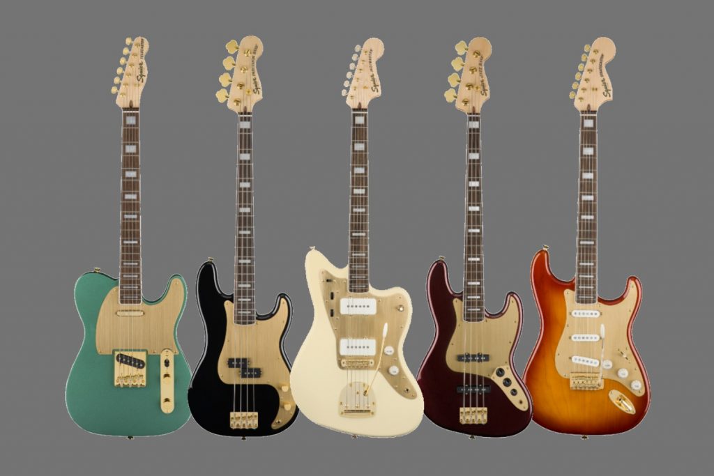 squier 40th anniversary gold
