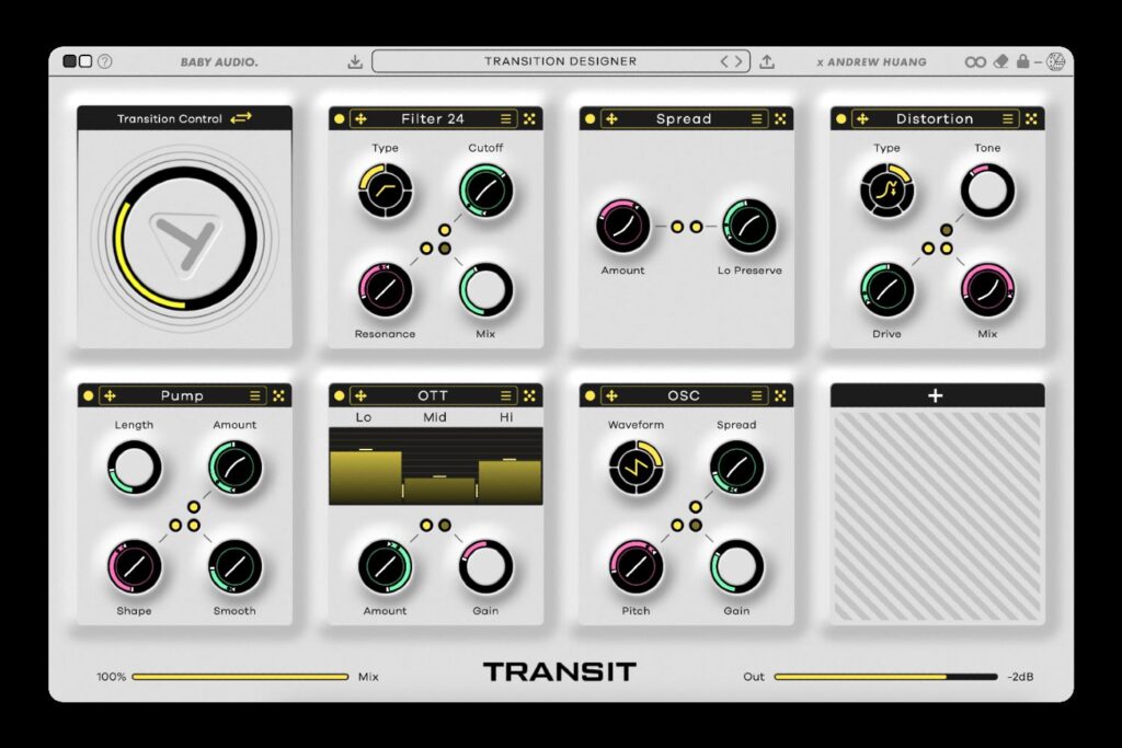 baby audio transit plugin