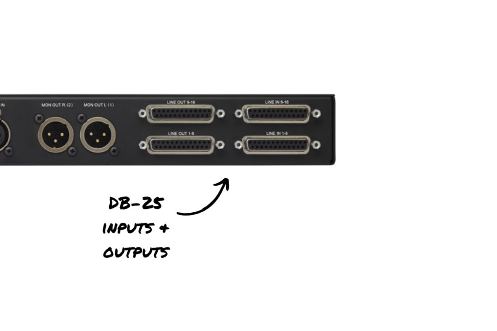 DB-25 inputs
