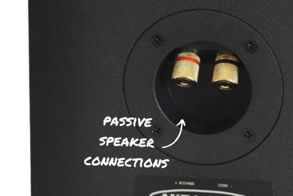 Passive speaker connections