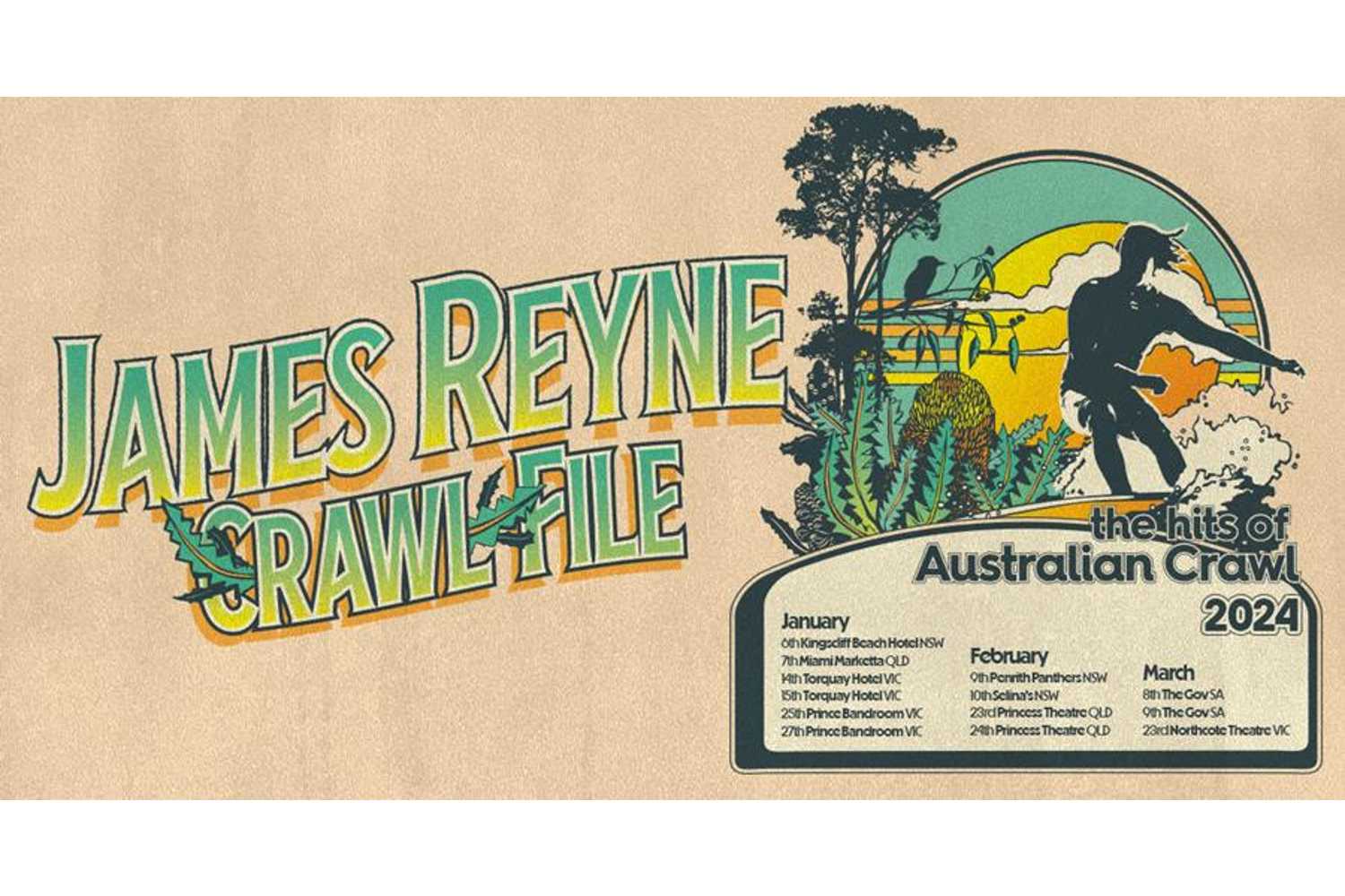 James Reyne of Australian Crawl announces 2024 Crawl File Tour