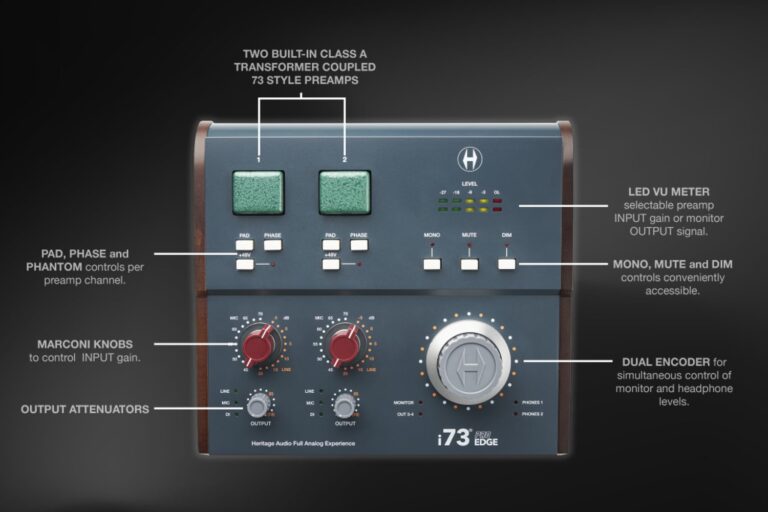 Heritage Audio launch the i73® PRO EDGE