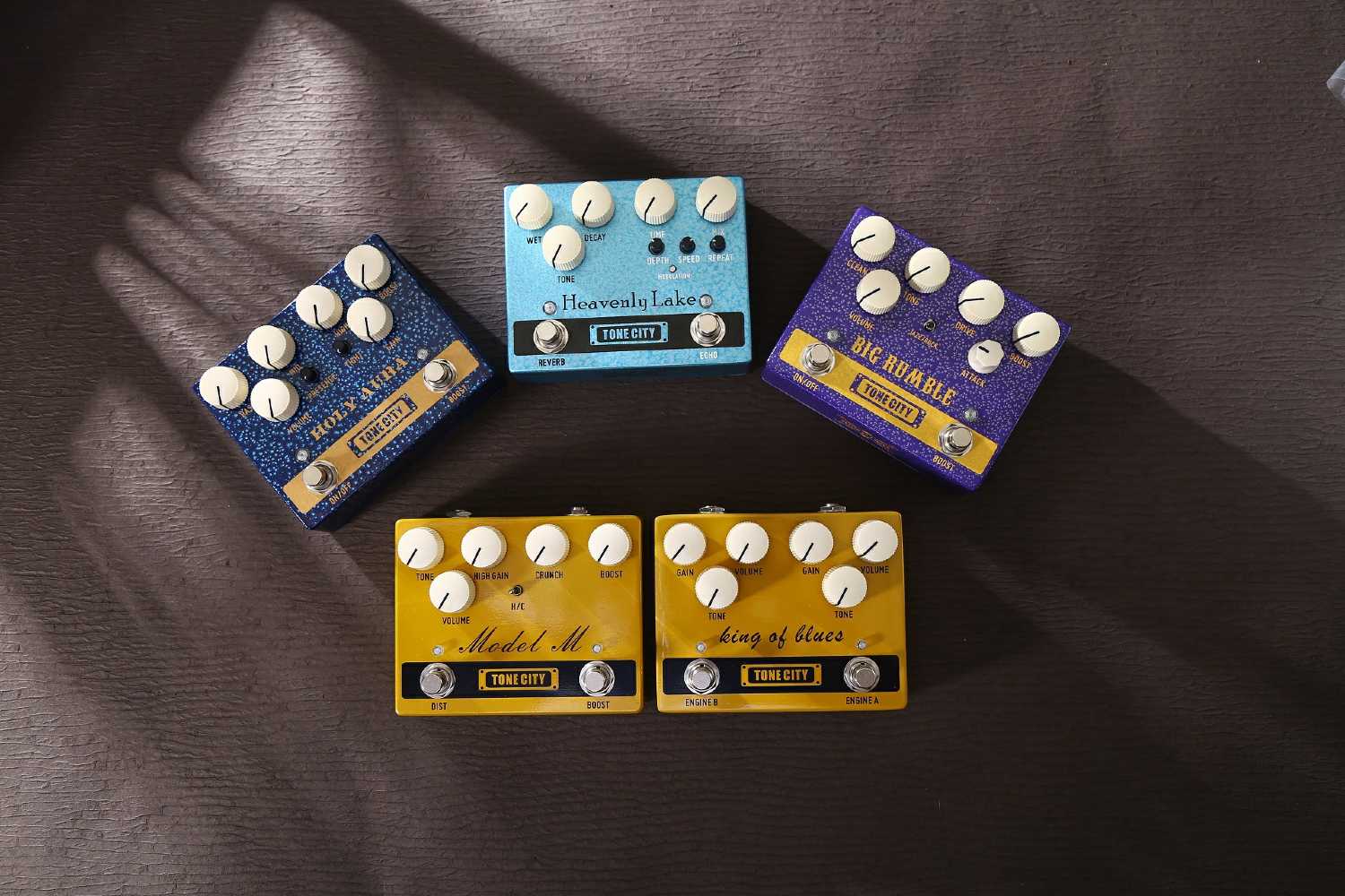 Three New Deluxe Series pedals by Tone City Audio