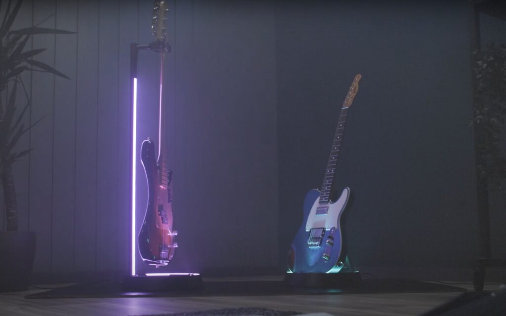 Gravity Glow Guitars Stands