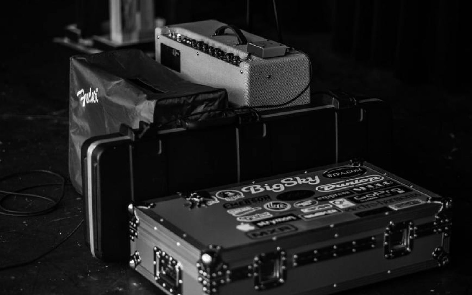 Bass guitar rig gig