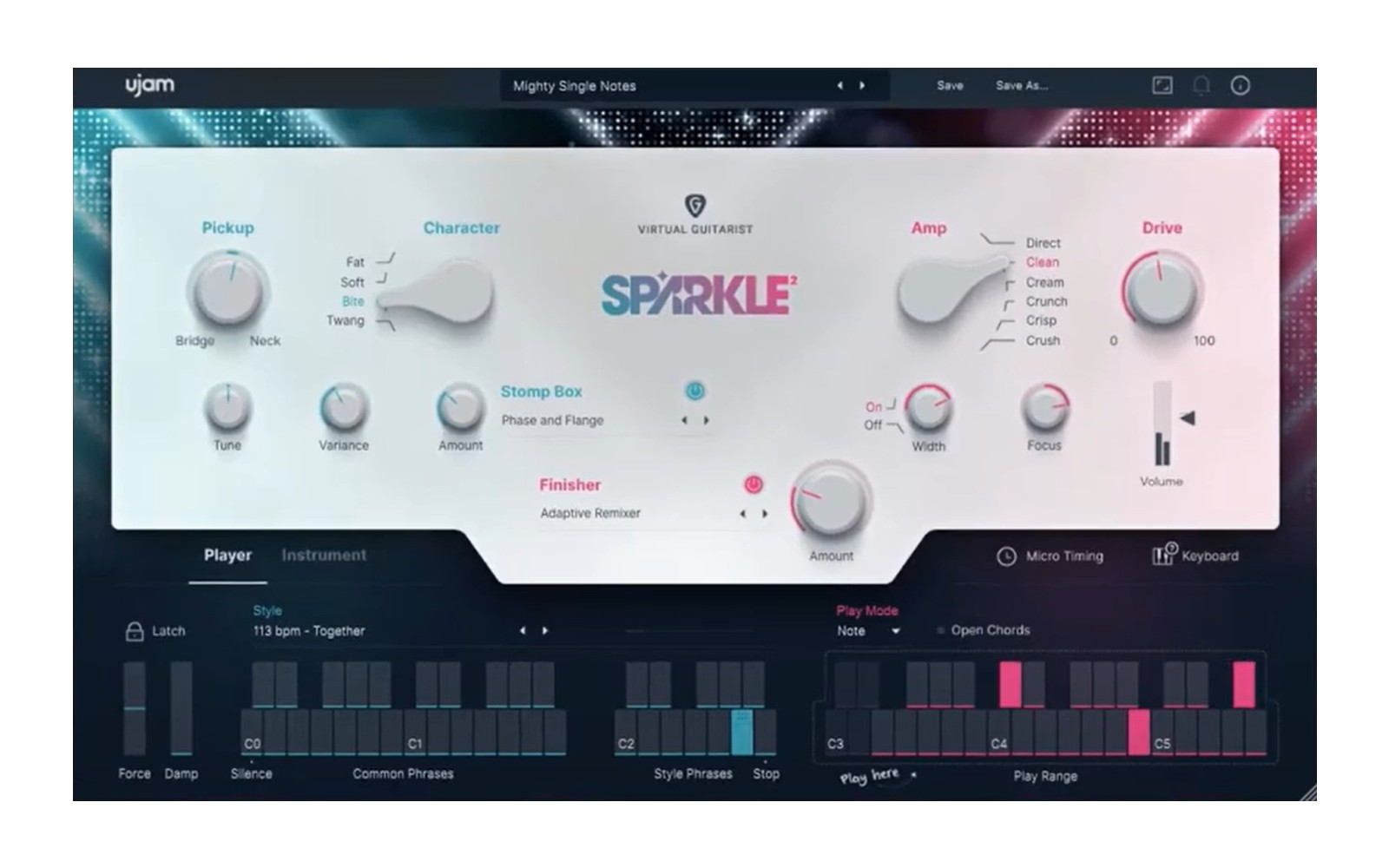 Virtual Guitarist Sparkle 2