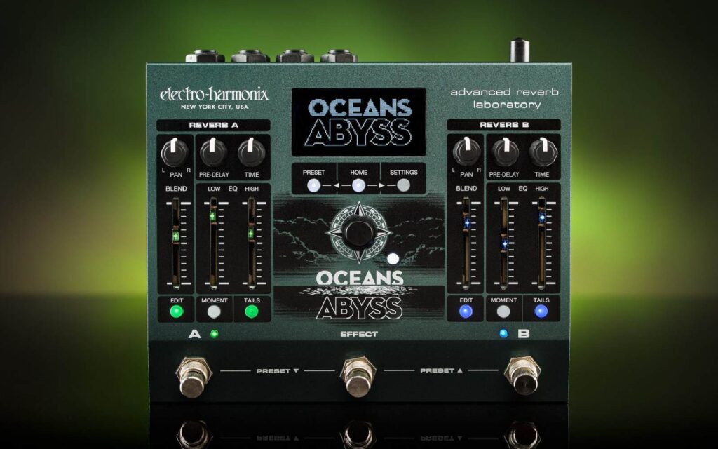 EHX Oceans Abyss Advanced Reverb Laboratory