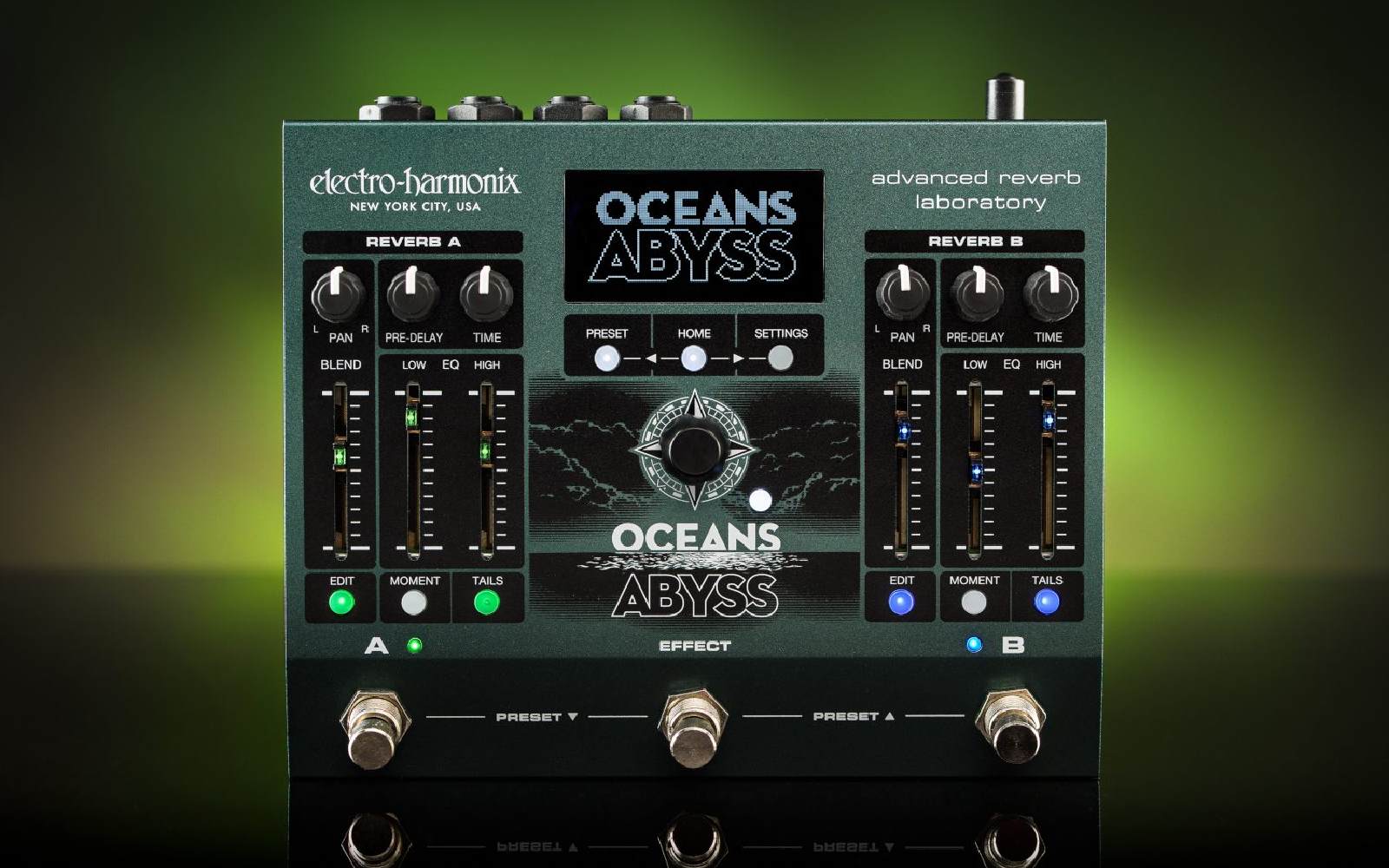 EHX Oceans Abyss Advanced Reverb Laboratory