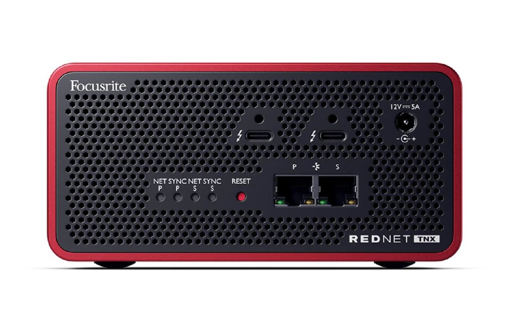 Focusrite RedNet TNX back panel