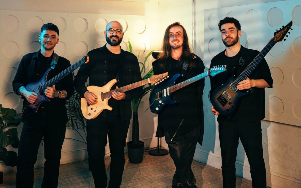 KEYAN Connor Kaminski Adam 'Nolly' Getgood of Periphery and Jack Gardiner