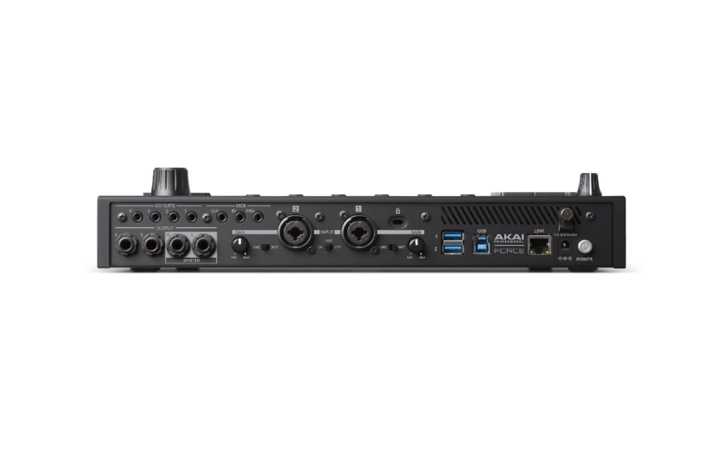Akai Pro FORCE back panel