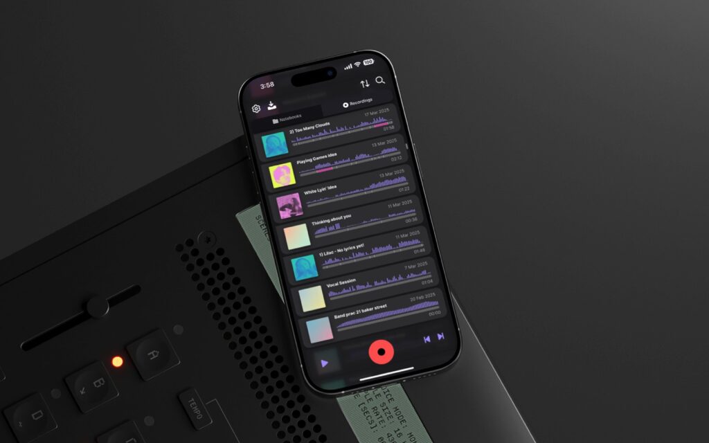 Dubnote iOS app