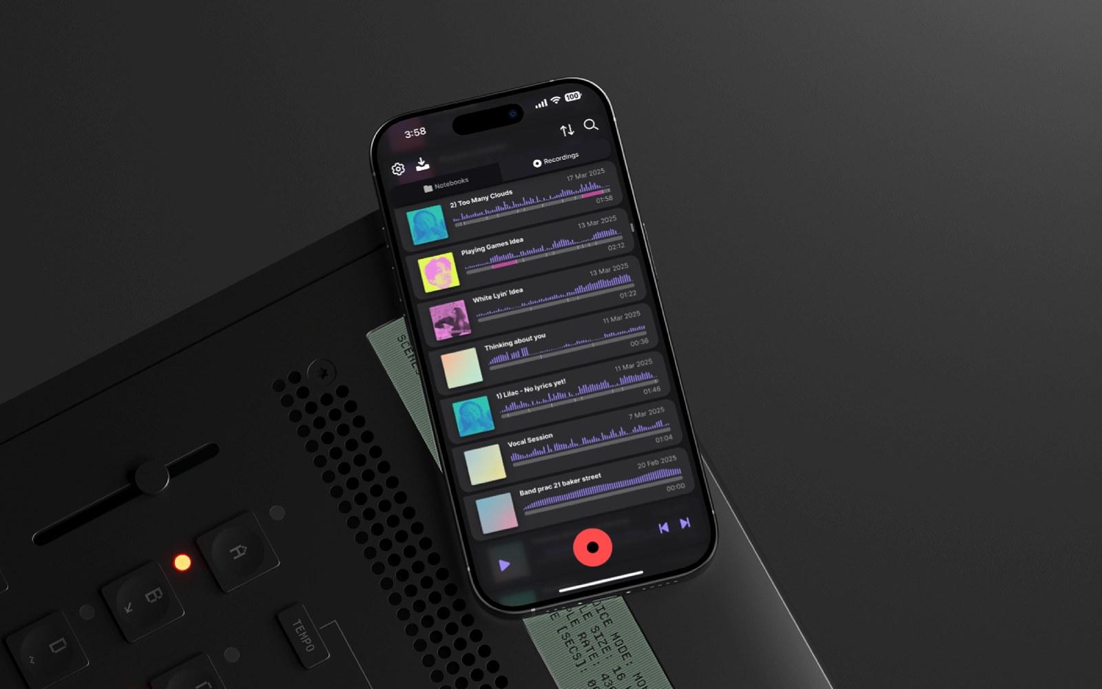 Dubnote iOS app