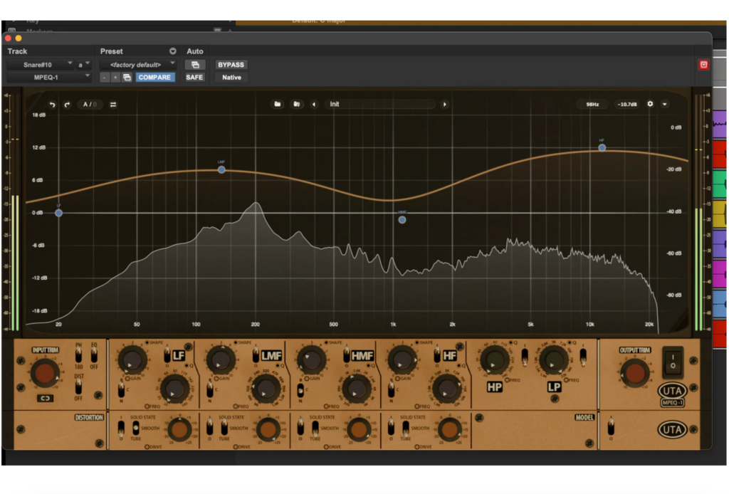 Undertone Audio MPEQ-1 Equalizer plugin