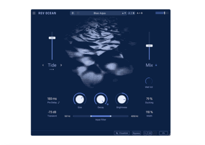 Arturia REV OCEAN reverb plugin