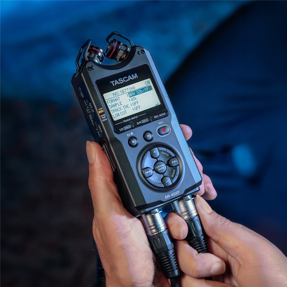 TASCAM DR-40XP 32-bit float portable recorder