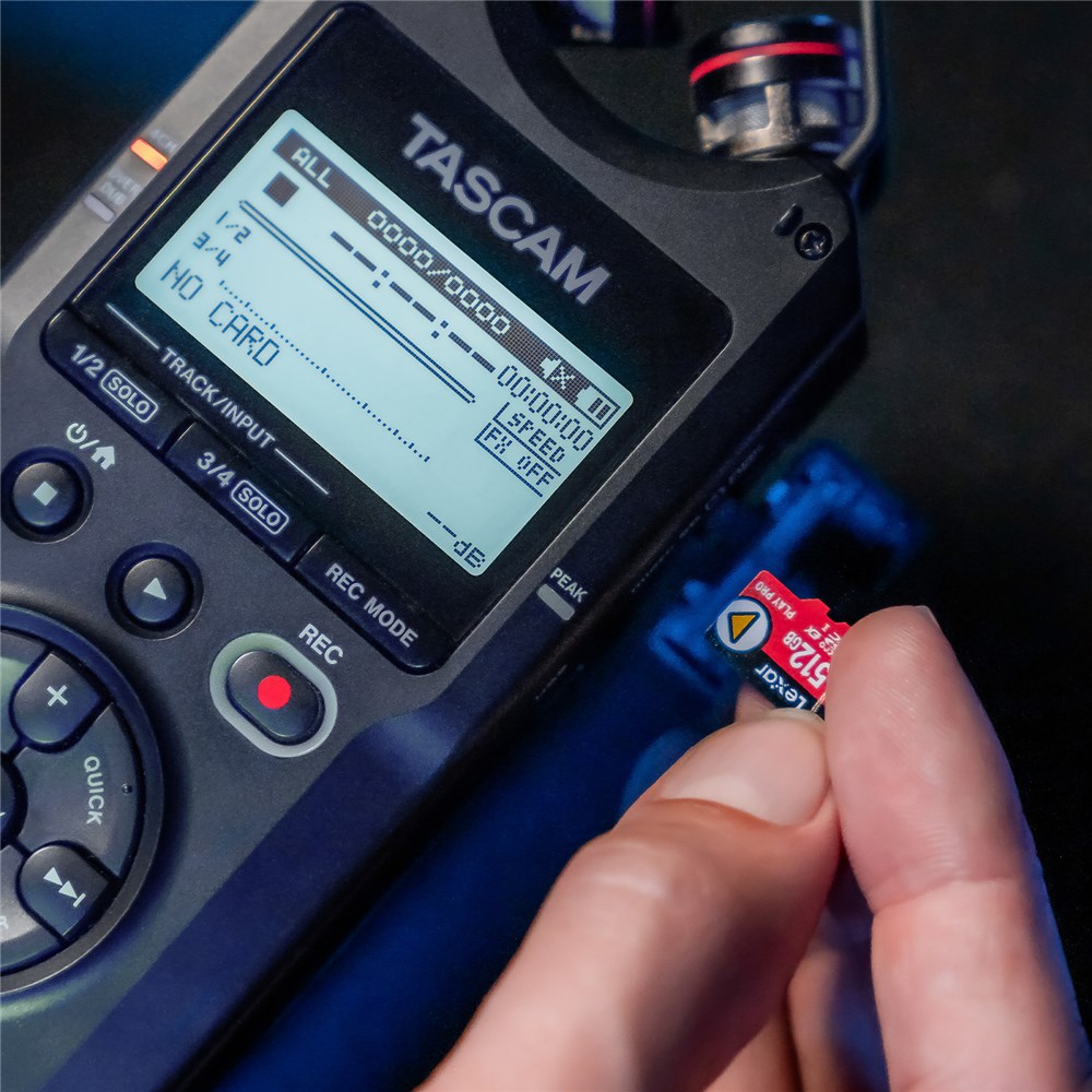 TASCAM DR-40XP 32-bit float portable recorder