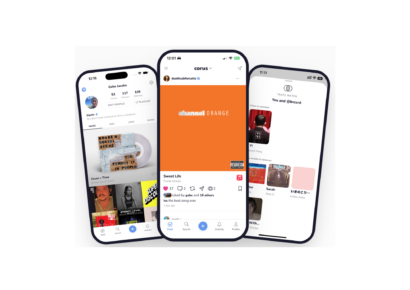 Corus music discovery app