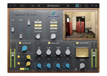 Blackbird Studio D reverb chamber plugin