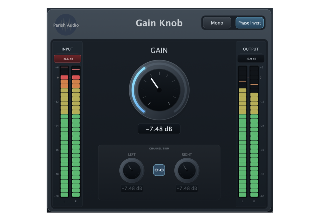 Parish Audio Gain Knob