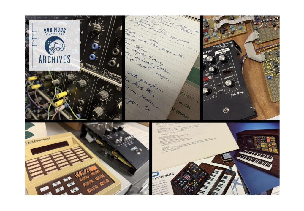 Bob Moog Foundation donation archives