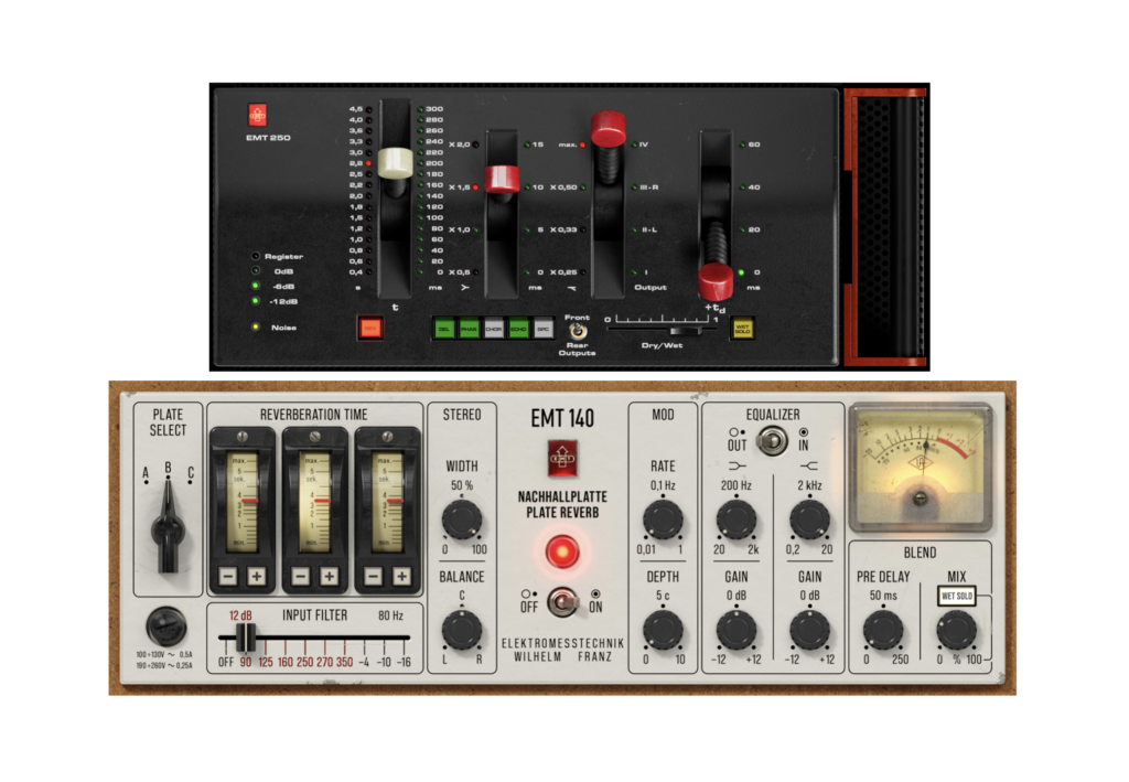 UAD EMT 140 and 250 native plug ins