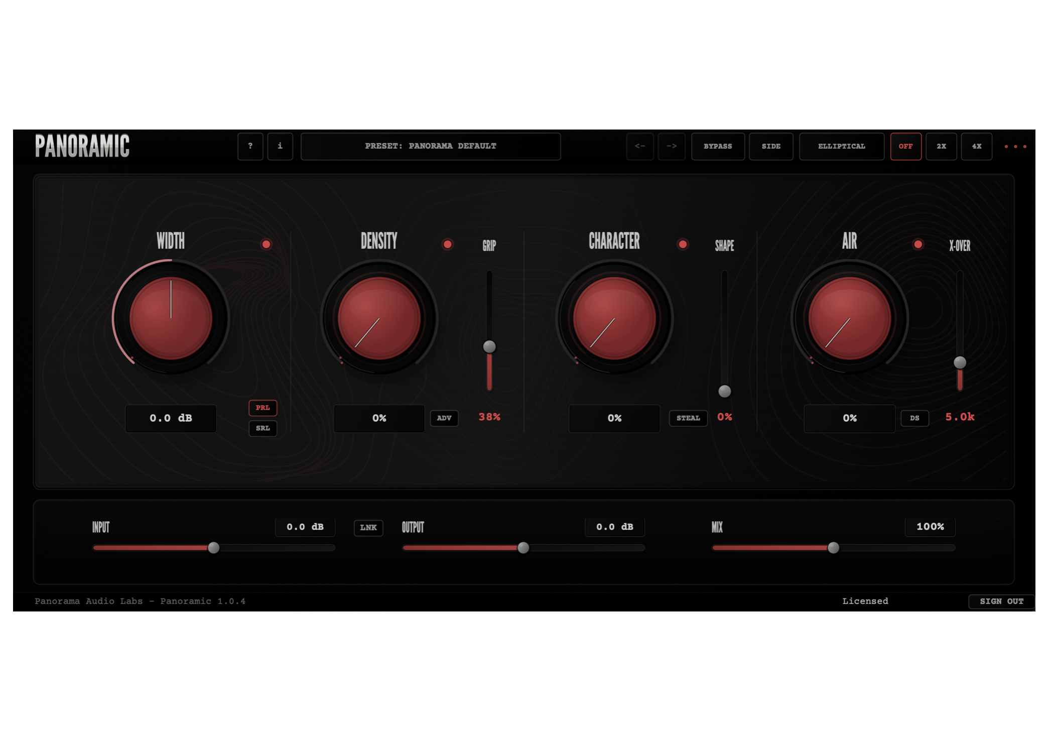 stereo width plugin