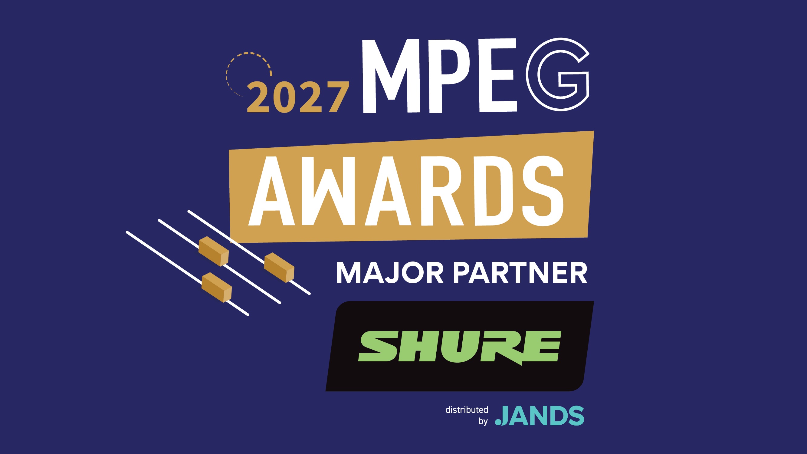 Shure returns as major partner of 2027 MPEG Awards