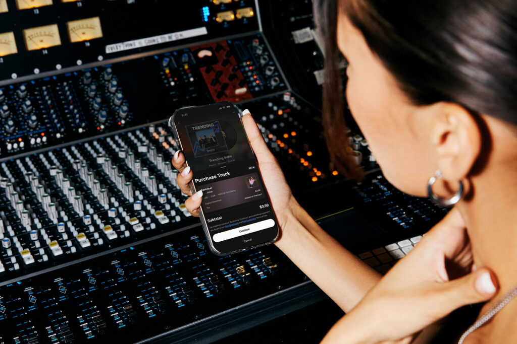 SoundCloud direct music sales