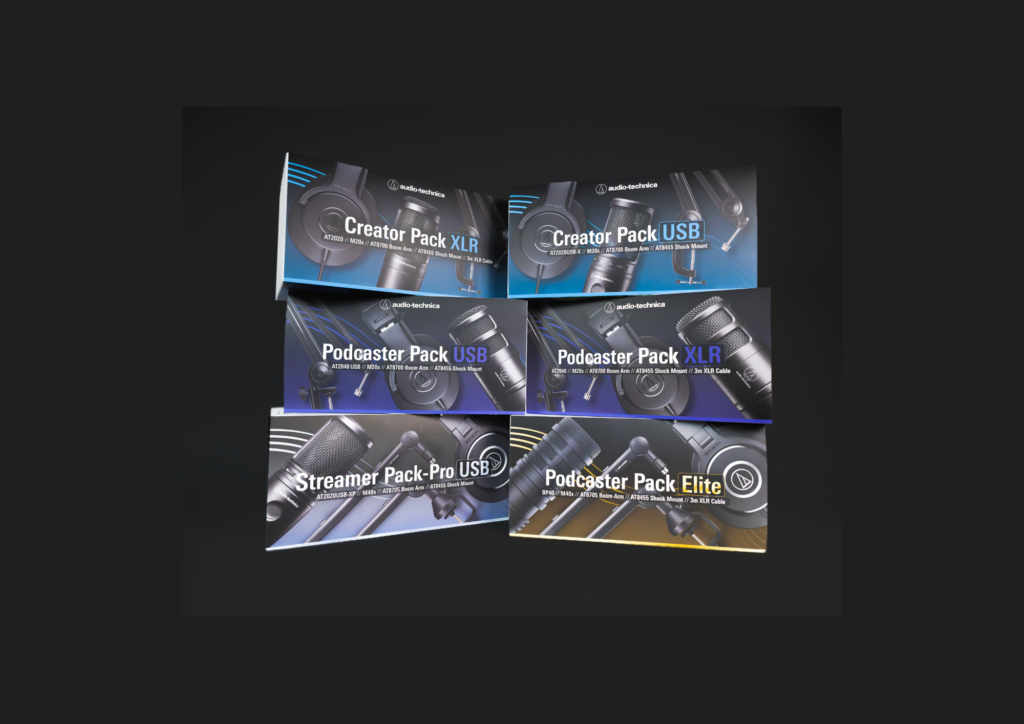 Audio-Technica studio combo packs